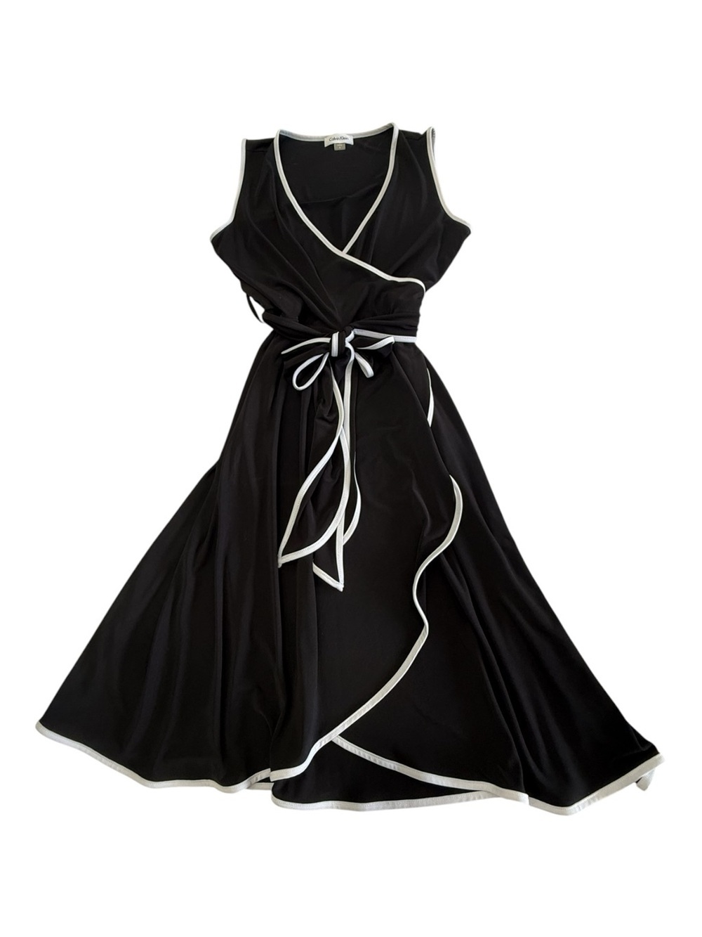 Calvin Klein Faux Wrap Style Sundress Size 8